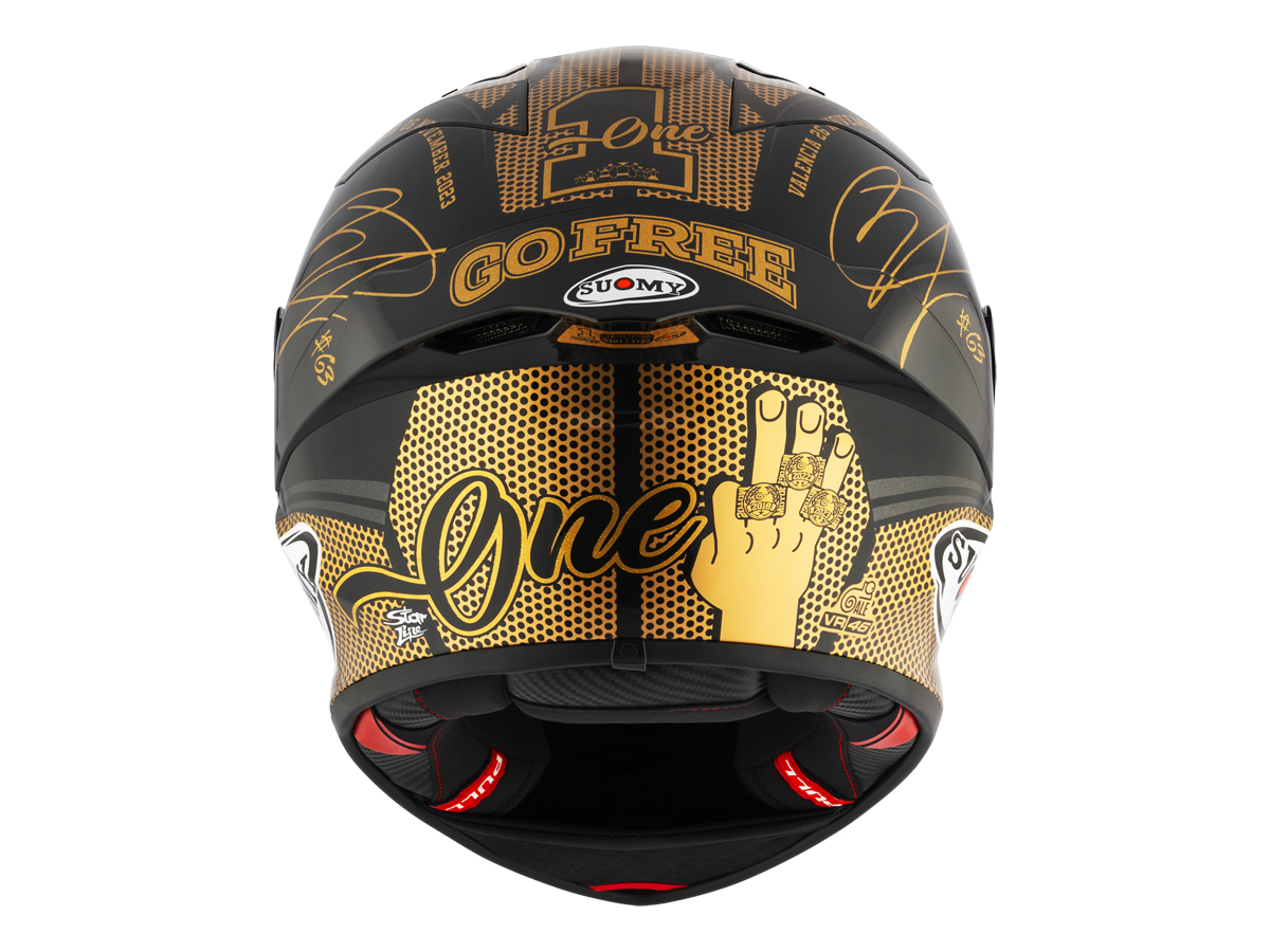 SUOMY S1-XR GP BAGNAIA PECCO Limited Edition Helmet - GOLD!!!!!!!!!